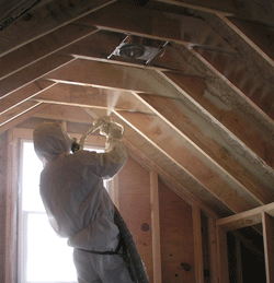  NM attic spray foam insulation